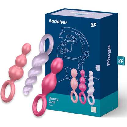 Set de Plugs Anales Satisfyer - Tricolor, 3 Piezas