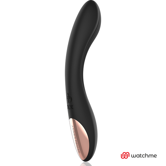 Vibrador punto G elegante con control remoto WatchMe
