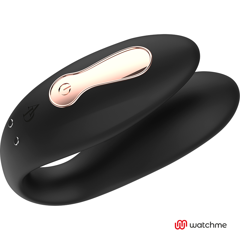 Anne's Desire - Estimulador Dual con Tecnología Watchme en Negro y Dorado