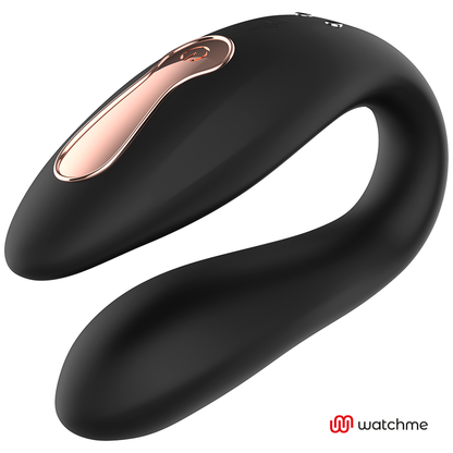 Anne's Desire - Estimulador Dual con Tecnología Watchme en Negro y Dorado