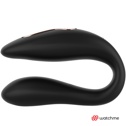 Anne's Desire - Estimulador Dual con Tecnología Watchme en Negro y Dorado