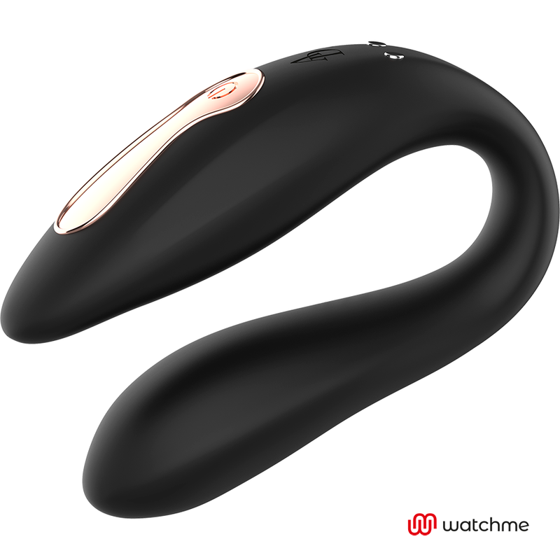 Anne's Desire - Estimulador Dual con Tecnología Watchme en Negro y Dorado