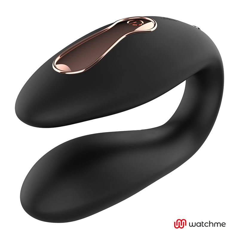 Anne's Desire - Estimulador Dual con Tecnología Watchme en Negro y Dorado