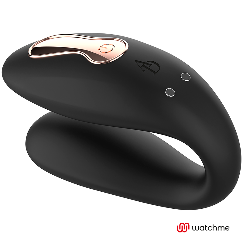 Anne's Desire - Estimulador Dual con Tecnología Watchme en Negro y Dorado