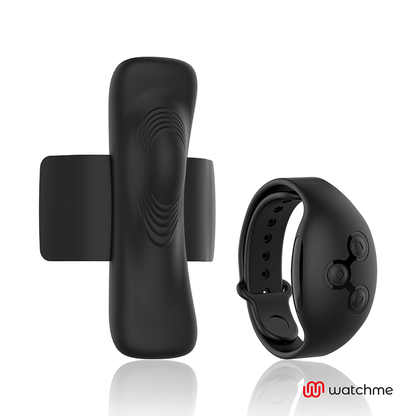 Panty Vibrador Negro con Tecnología WatchMe - Colección Anne's Desire