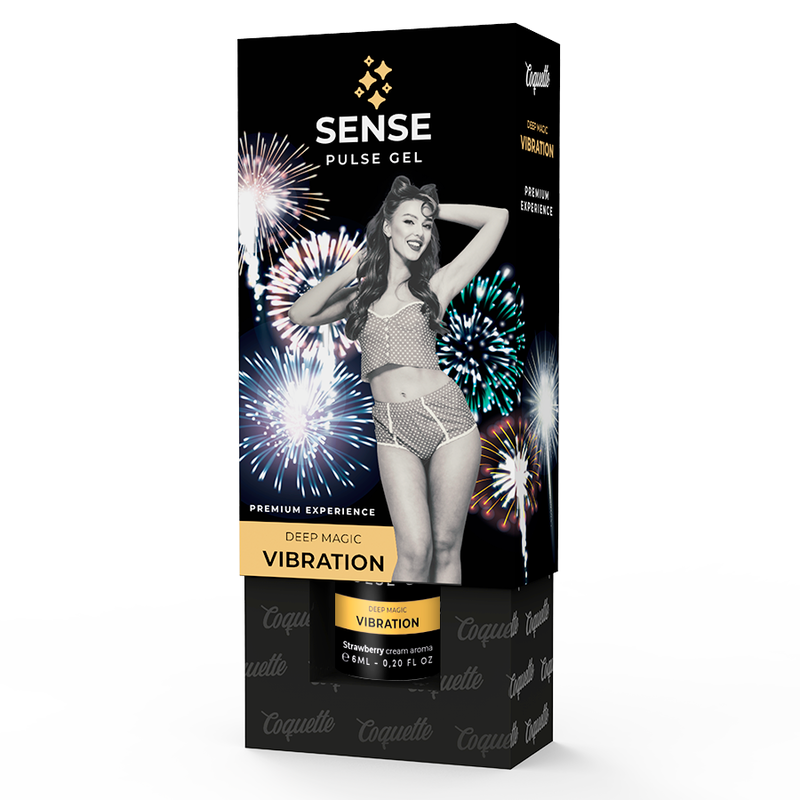 Descubre Coquette Sense Chic Desire Pulse Gel: el revolucionario vibrador líquido natural y vegano para una experiencia erótica intensa de hasta 30 minutos.