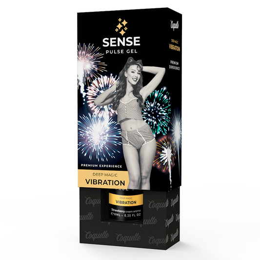 Descubre Coquette Sense Chic Desire Pulse Gel: el revolucionario vibrador líquido natural y vegano para una experiencia erótica intensa de hasta 30 minutos.