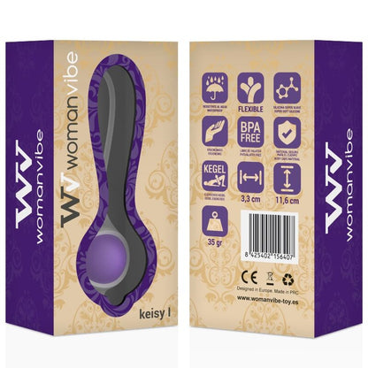 Bola Geisha de Silicona Womanvibe Keisy para Fortalecimiento Pélvico