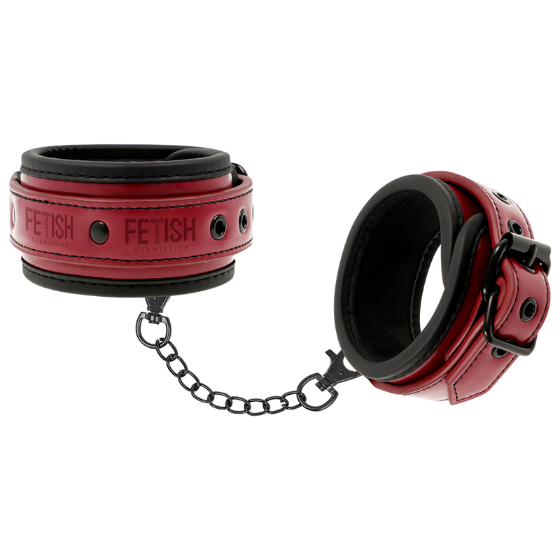 Esposas de Tobillos Veganas con Neopreno para Juegos Fetichistas - Fetish Submissive Dark Room