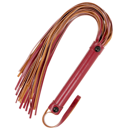 Látigo de Cuero Vegano para Bondage - Fetish Submissive Dark Room