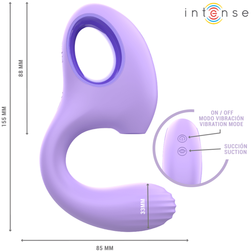 INTENSE - BAXTER VIBRADOR & ESTIMULADOR VIOLETA - Lover Dreams