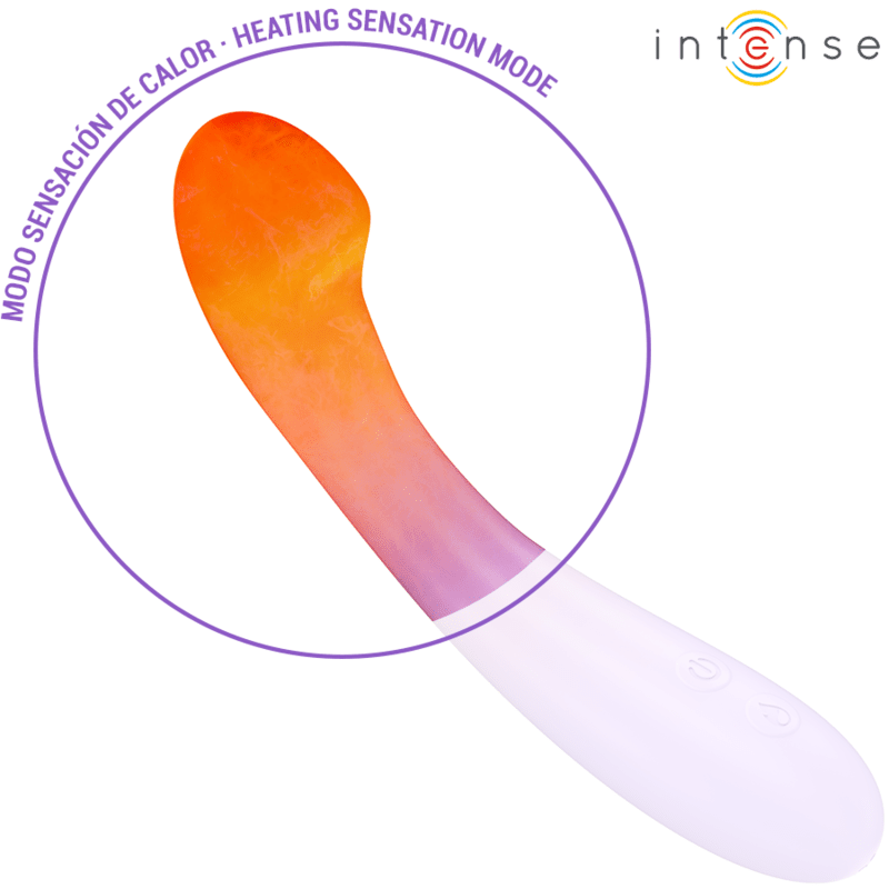 INTENSE - BECKY VIBRADOR 19 CM CALENTABLE 7 VIBRACIONES MORADO - Lover Dreams
