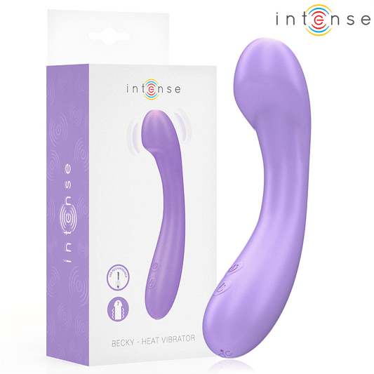 INTENSE - BECKY VIBRADOR 19 CM CALENTABLE 7 VIBRACIONES MORADO - Lover Dreams
