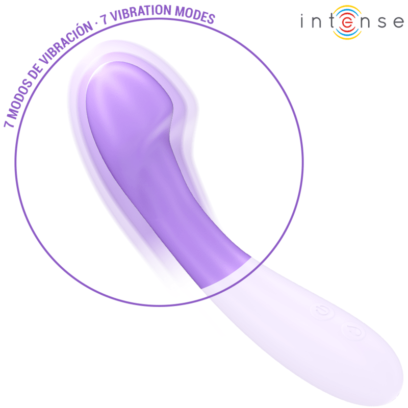 INTENSE - BECKY VIBRADOR 19 CM CALENTABLE 7 VIBRACIONES MORADO - Lover Dreams