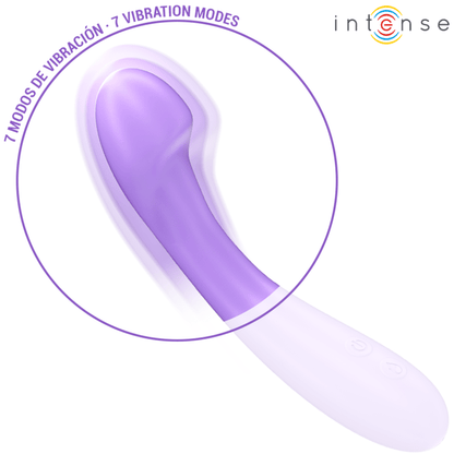 INTENSE - BECKY VIBRADOR 19 CM CALENTABLE 7 VIBRACIONES MORADO - Lover Dreams