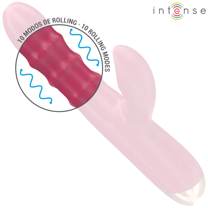 INTENSE - CHLOE VIBRADOR MULTIFUNCIÓN 3 EN 1 ROJO - Lover Dreams