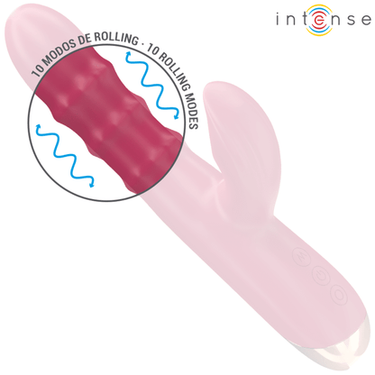 INTENSE - CHLOE VIBRADOR MULTIFUNCIÓN 3 EN 1 ROJO - Lover Dreams