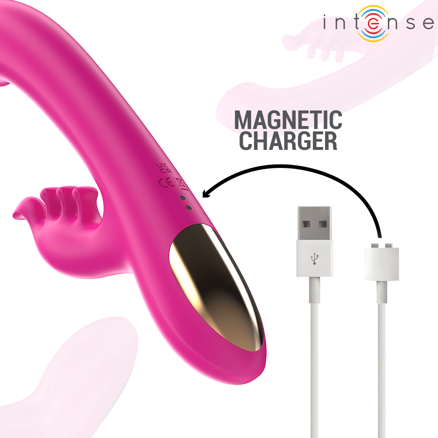 INTENSE - CHRISTINA VIBRADOR MULTIFUNCIÓN RABBIT 22.5 CM ROSA - Lover Dreams