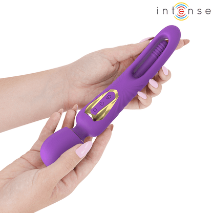 INTENSE - CHRISTY VIBRADOR WAND CON LENGUA GIRATORIA - Lover Dreams