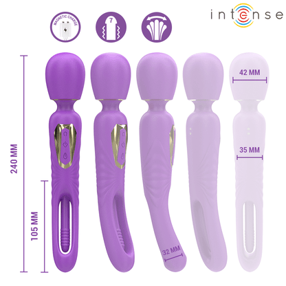 INTENSE - CHRISTY VIBRADOR WAND CON LENGUA GIRATORIA - Lover Dreams