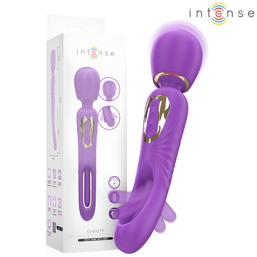 INTENSE - CHRISTY VIBRADOR WAND CON LENGUA GIRATORIA - Lover Dreams