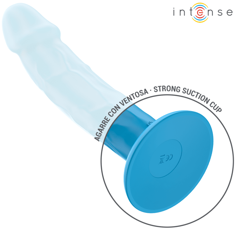 INTENSE - PHOEBE VIBRADOR REALÍSTICO 10 VIBRACIONES AZUL CONTROL REMOTO - Lover Dreams