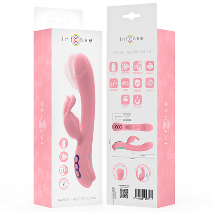 INTENSE - RACHEL VIBRADOR RABBIT 5 VIBRACIONES ROSA - Lover Dreams