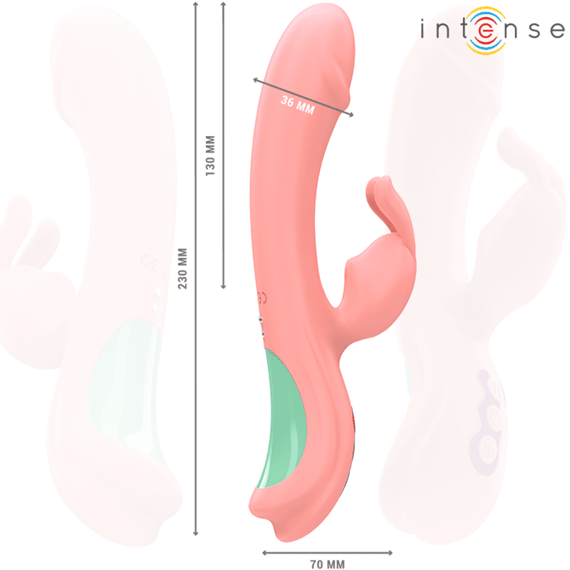 INTENSE - RACHEL VIBRADOR RABBIT 5 VIBRACIONES ROSA - Lover Dreams