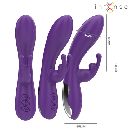 INTENSE - RANDALL VIBRADOR RABBIT 10 VIBRACIONES MORADO - Lover Dreams