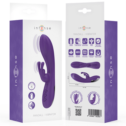 INTENSE - RANDALL VIBRADOR RABBIT 10 VIBRACIONES MORADO - Lover Dreams