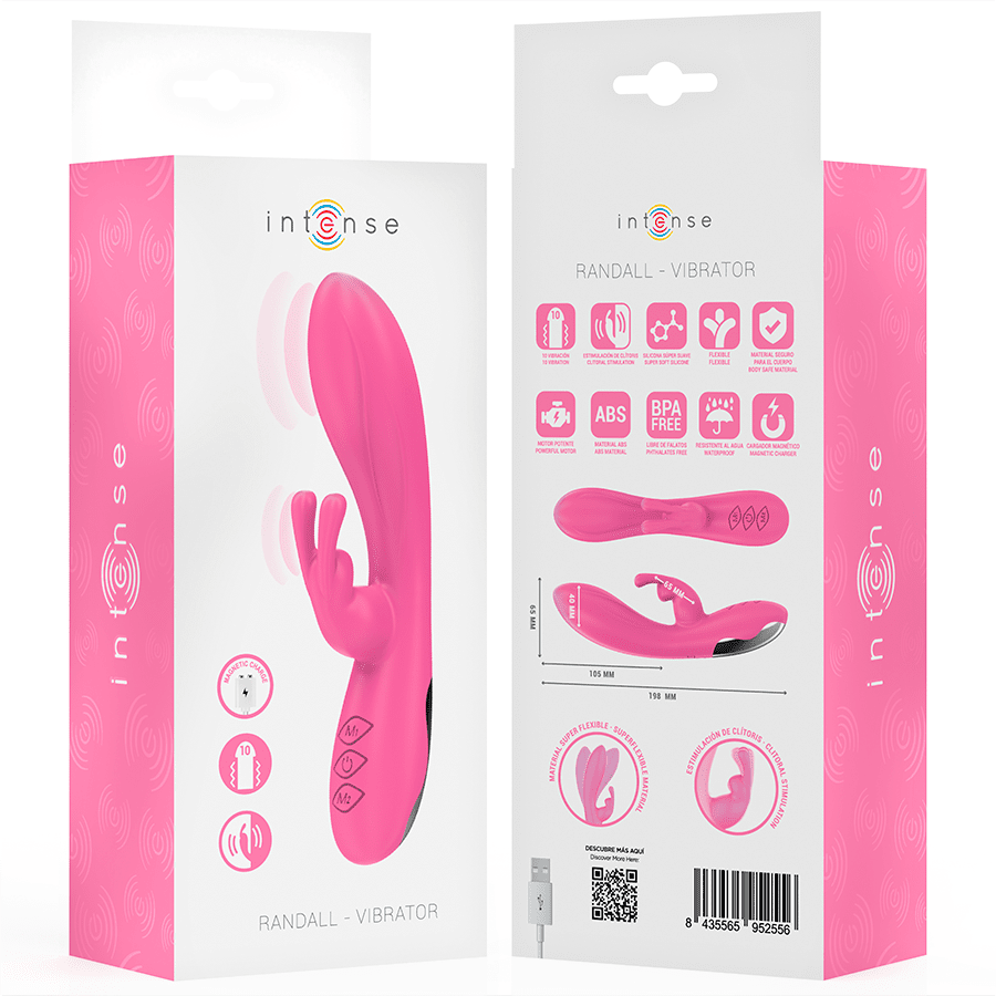 INTENSE - RANDALL VIBRADOR RABBIT 10 VIBRACIONES ROSA - Lover Dreams