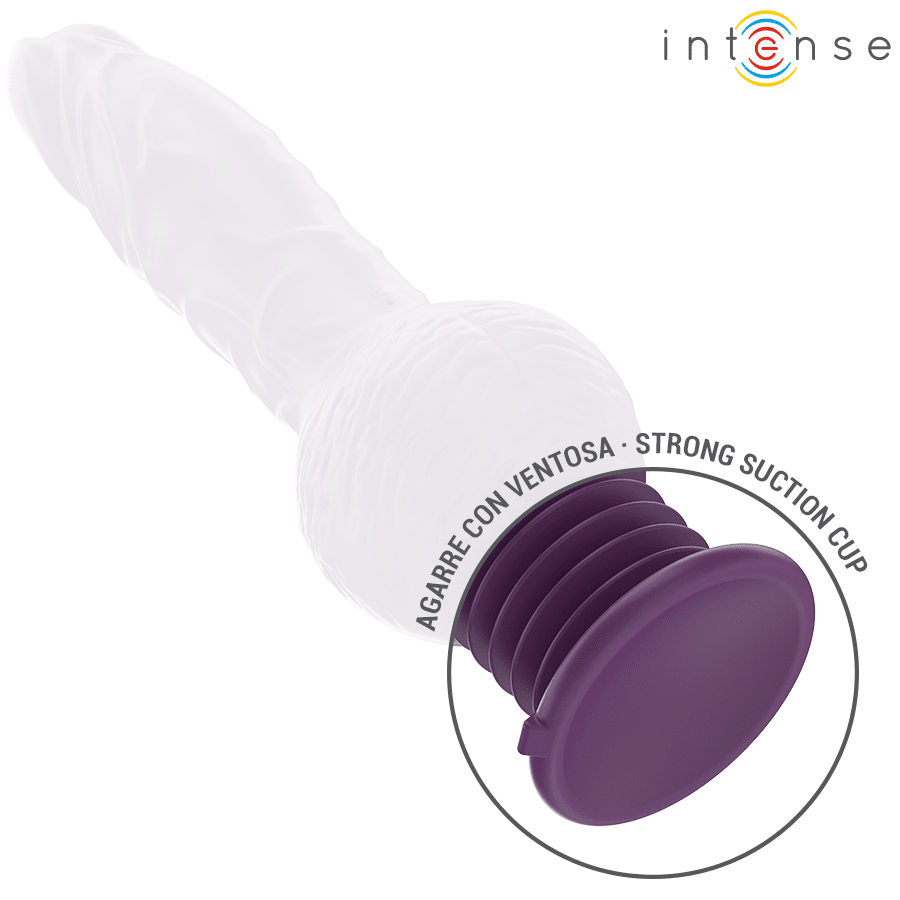 INTENSE - TATUM VIBRADOR MULTIFUNCIÓN CON VIBRACIÓN UP AND DOWN 24 CM MORADO - Lover Dreams