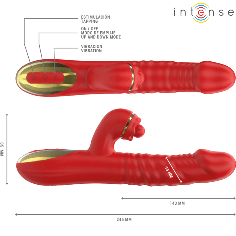 INTENSE - THALIA VIBRACIÓN & EMPUJE & ESTIMULACIÓN ROJO - Lover Dreams