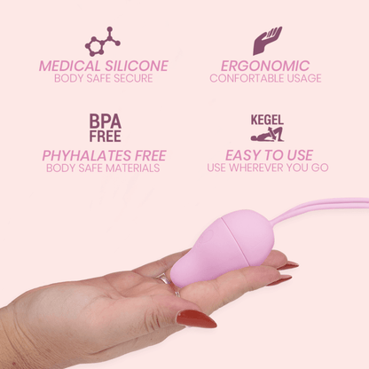 Intimichic Pelvis Health I 2.0: Ejercitador de Kegel en Silicona Premium para Fortalecimiento del Suelo Pélvico - Lover Dreams