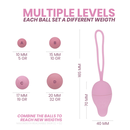 Intimichic Pelvis Health I 2.0: Ejercitador de Kegel en Silicona Premium para Fortalecimiento del Suelo Pélvico - Lover Dreams