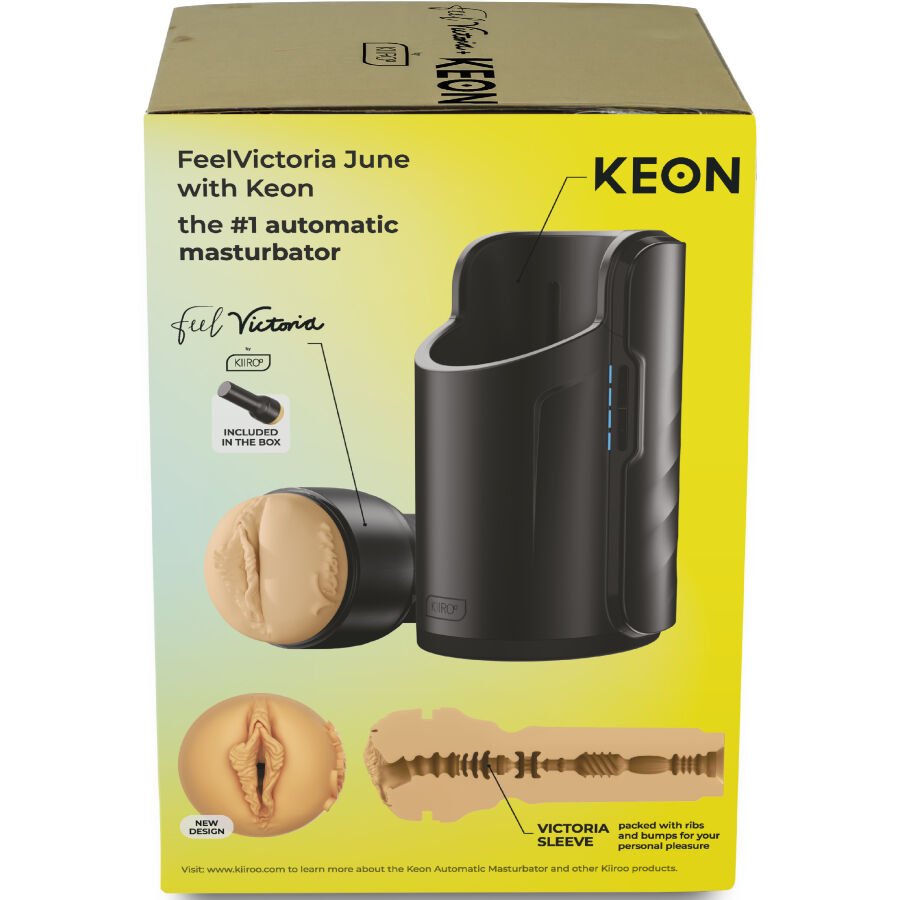 KIIROO - KEON WIFI COMBO VICTORIA JUNE MASTURBADOR AUTOMÁTICO + FEEL STROKER - Lover Dreams