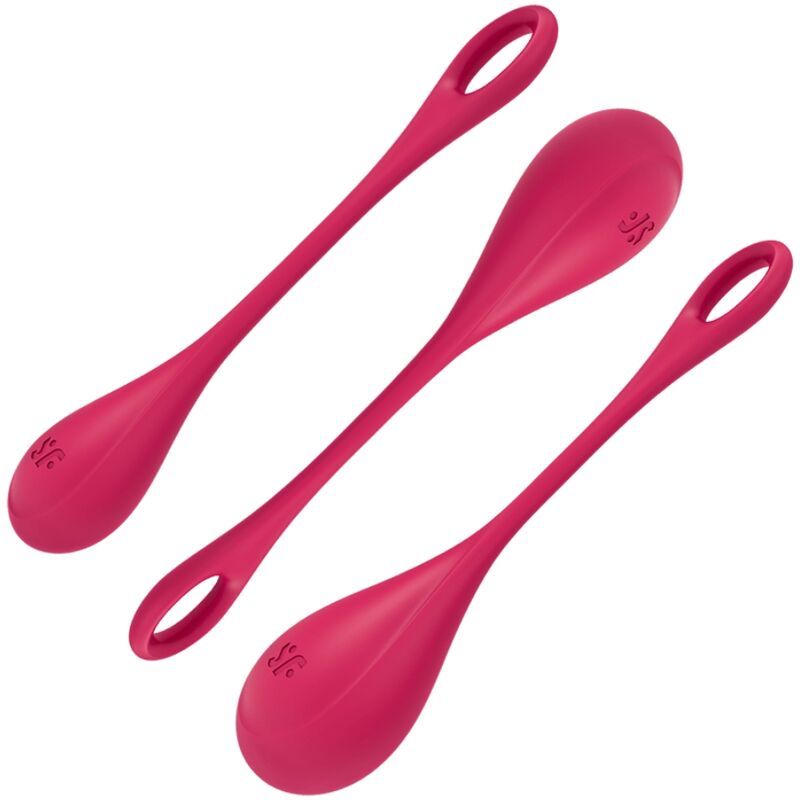 Kit de Entrenamiento Satisfyer Yoni Power 1 en Color Rojo - Lover Dreams