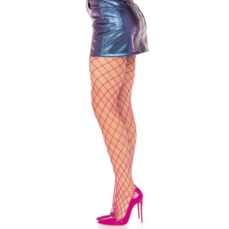 LEG AVENUE - PANTIMEDIAS REJILLA DIAMANTE ROSA - Lover Dreams