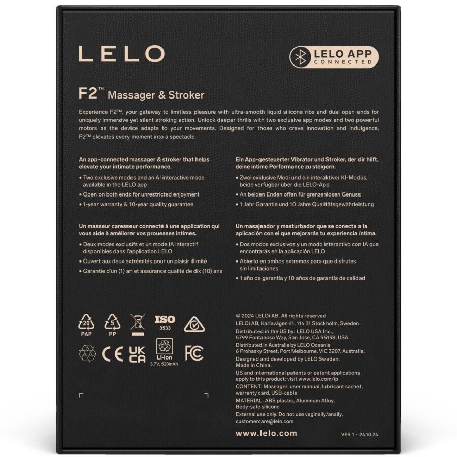 LELO - F2S ™ TEAL MASTURBADOR MASCULINO AZUL - Lover Dreams