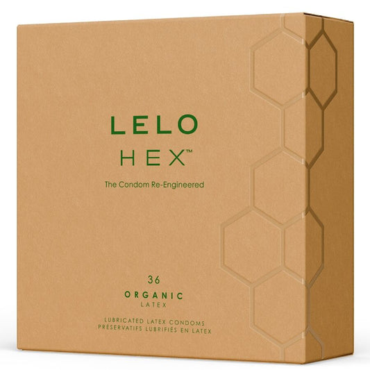 LELO - HEX ORGANIC PRESERVATIVO CAJA 36 UDS - Lover Dreams