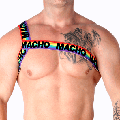 MACHO - ARNÉS ROMANO BLANCO S/M - Lover Dreams