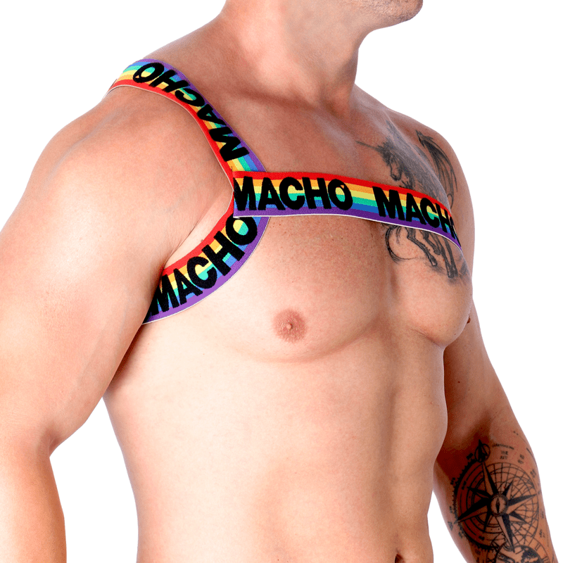 MACHO - ARNÉS ROMANO BLANCO S/M - Lover Dreams