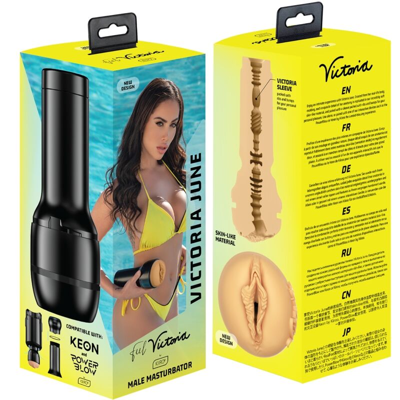 Masturbador Realista KIIROO Feel Victoria June para Experiencias Íntimas Inigualables - Lover Dreams