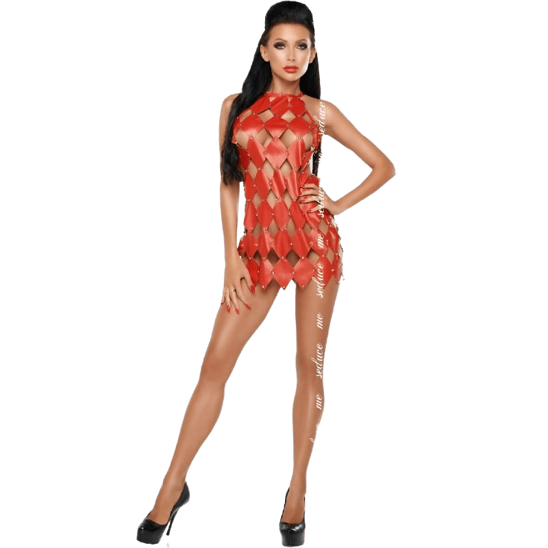 ME-SEDUCE - GWEN VESTIDO ESPALDA DESCUBIERTA ROJO S/M