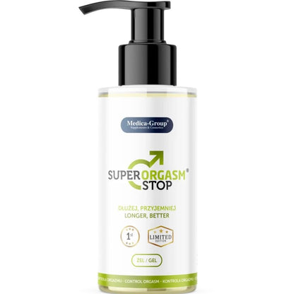 MEDICA GROUP - SÚPER ORGASM STOP GEL ÍNTIMO PARA HOMBRE 150 ML - Lover Dreams
