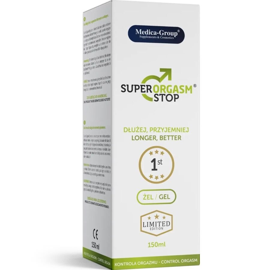 MEDICA GROUP - SÚPER ORGASM STOP GEL ÍNTIMO PARA HOMBRE 150 ML - Lover Dreams