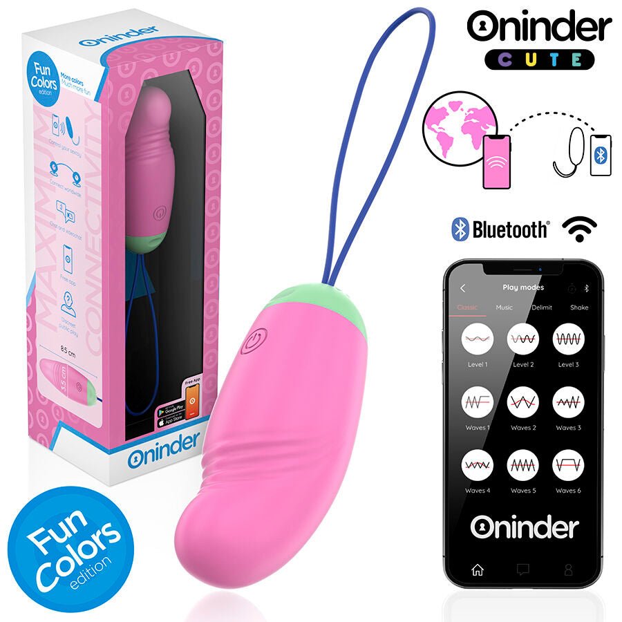 ONINDER CUTE - LOVE PLEASURE HUEVO VIBRO - ROTADOR 360 SILICONA - APP MUNDIAL GRATUITA - Lover Dreams