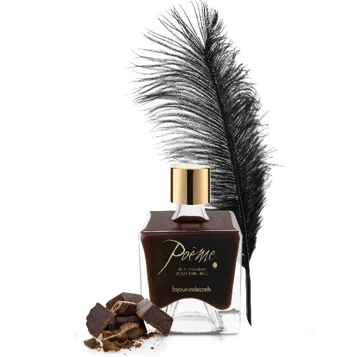 "Pintura Corporal Comestible de Chocolate Negro: Descubre el Arte del Amor con Poême" - Lover Dreams
