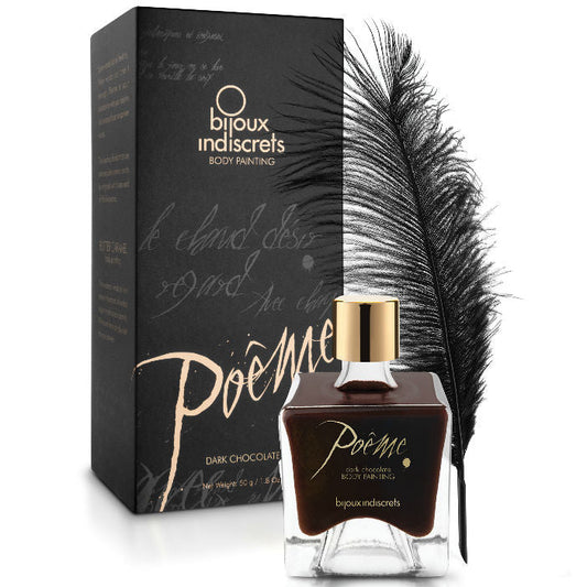 "Pintura Corporal Comestible de Chocolate Negro: Descubre el Arte del Amor con Poême" - Lover Dreams