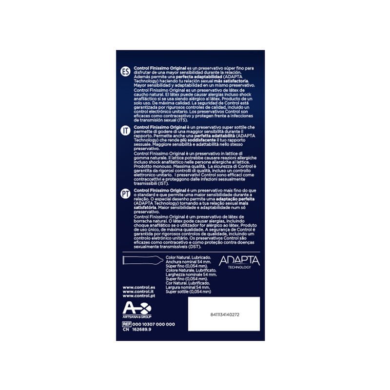 "Preservativo Control: Máxima Sensibilidad con Forma Ergonómica y Latex Ultra Fino - Caja de 24" - Lover Dreams